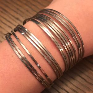 Silver bangle